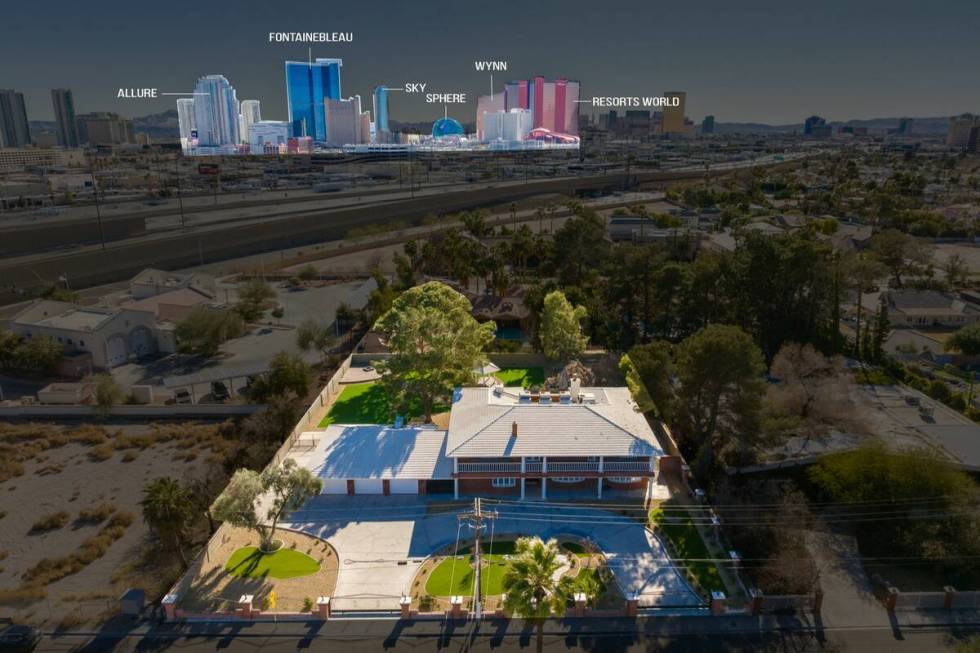 The home that used to be owned by famed Las Vegas comedian Jerry Lewis is back on the market fo ...