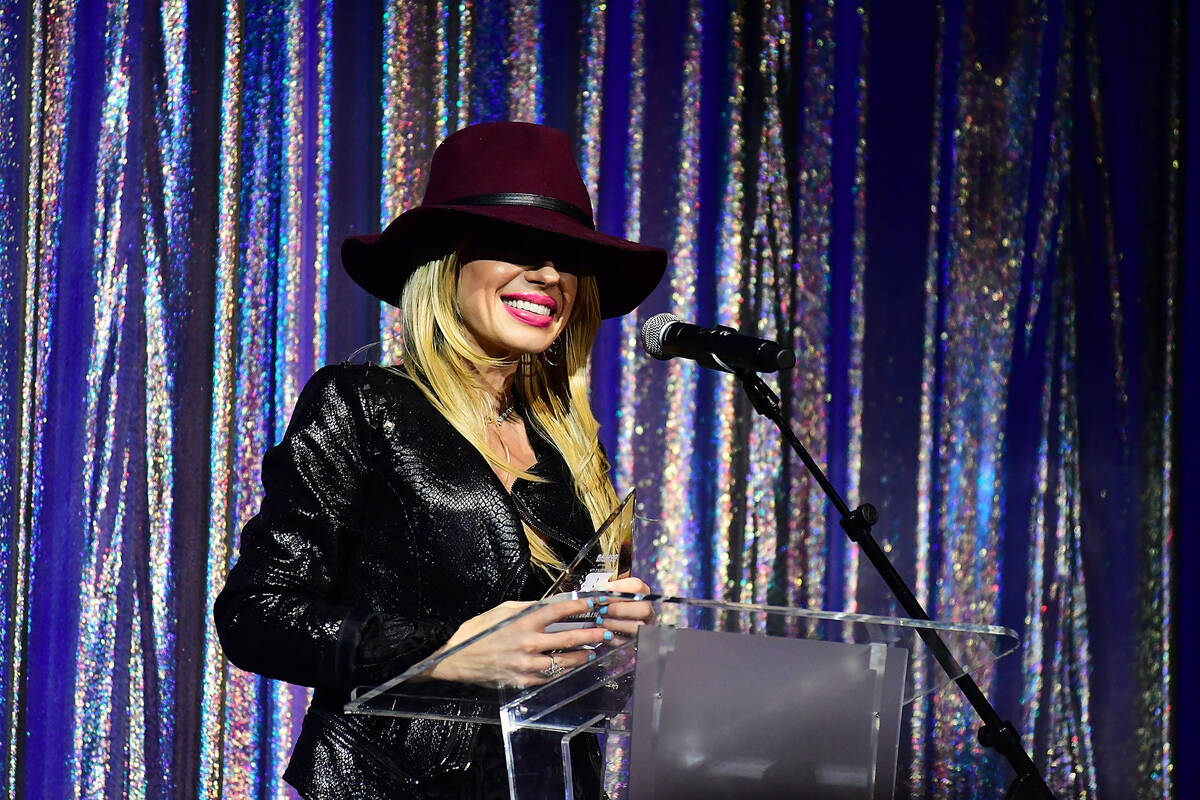 Guitar great Orianthi is shown at the “Vegas Rocks! Magazine Music Awards” at Sam's Town Li ...