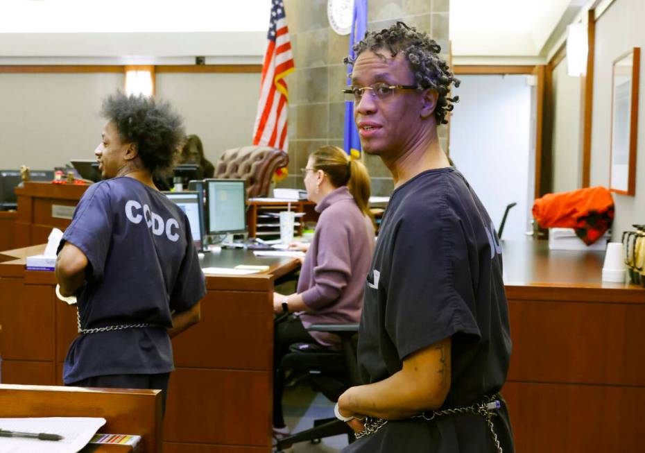 Omar Talley, who was convicted in October for killing two women in a shooting near the strip in ...