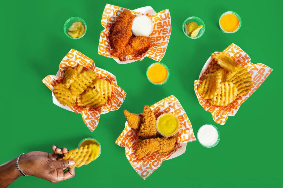 Jumbo Tenders and Waffles Fries from Fuku, by chef David Chang, will be served on Super Bowl Su ...