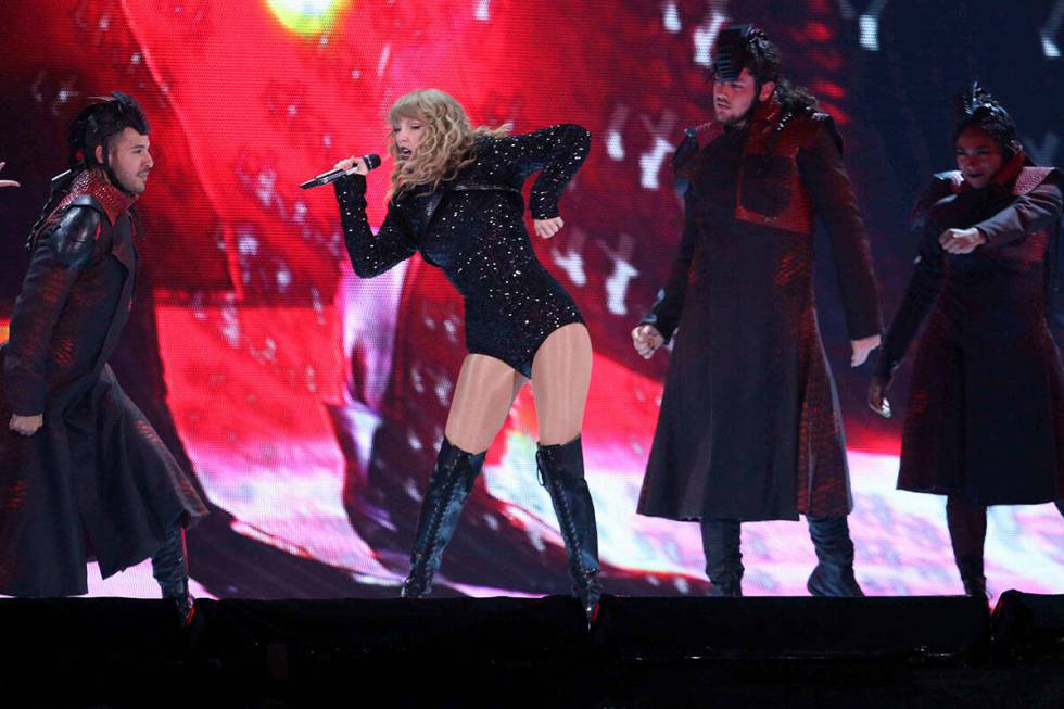 Taylor Swift. (Photo by Robb Cohen/Invision/AP)