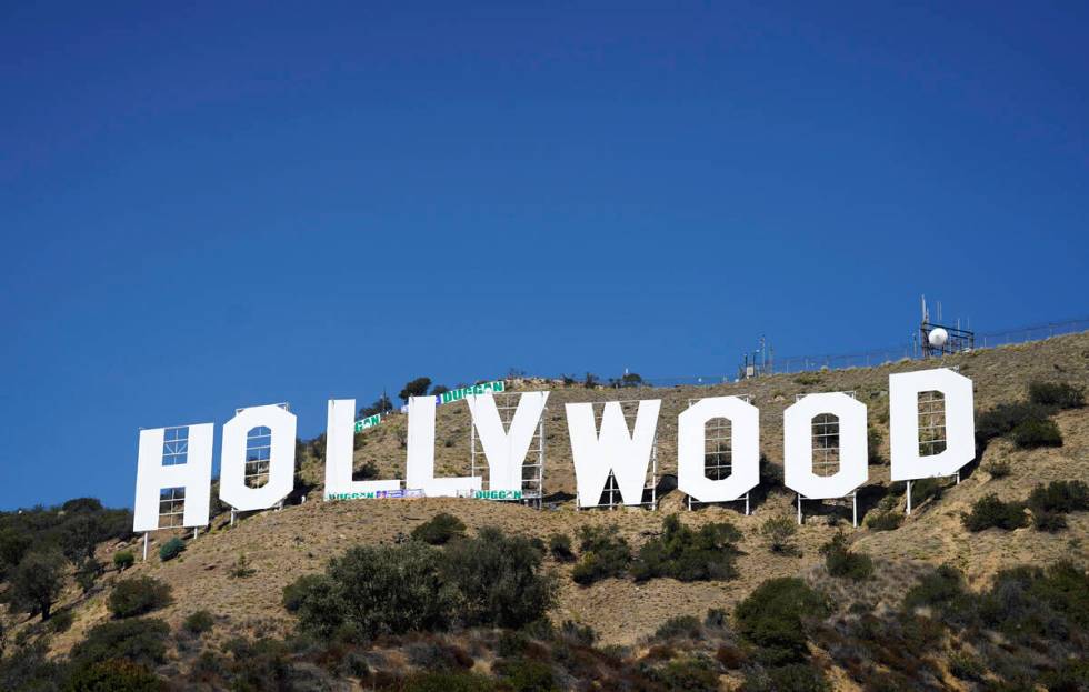 The Hollywood sign is pictured on Sept. 29, 2022, in Los Angeles. (AP Photo/Chris Pizzello)