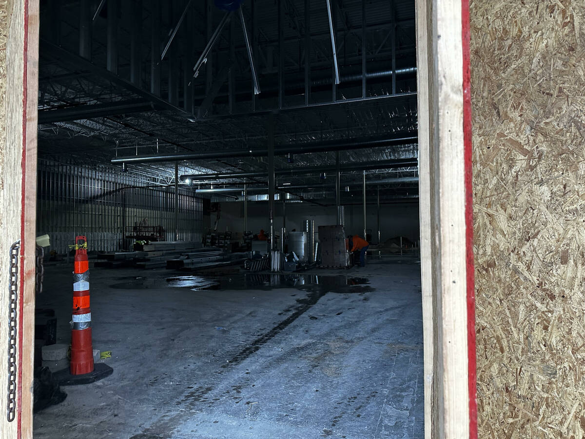 The interior of the future H Mart Las Vegas location on Monday Feb. 5, 2024. (Sean Hemmersmeier ...