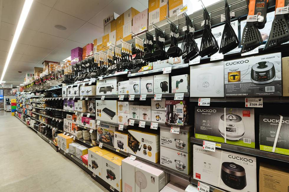 A look inside of a built out H Mart grocery store. (H Mart)