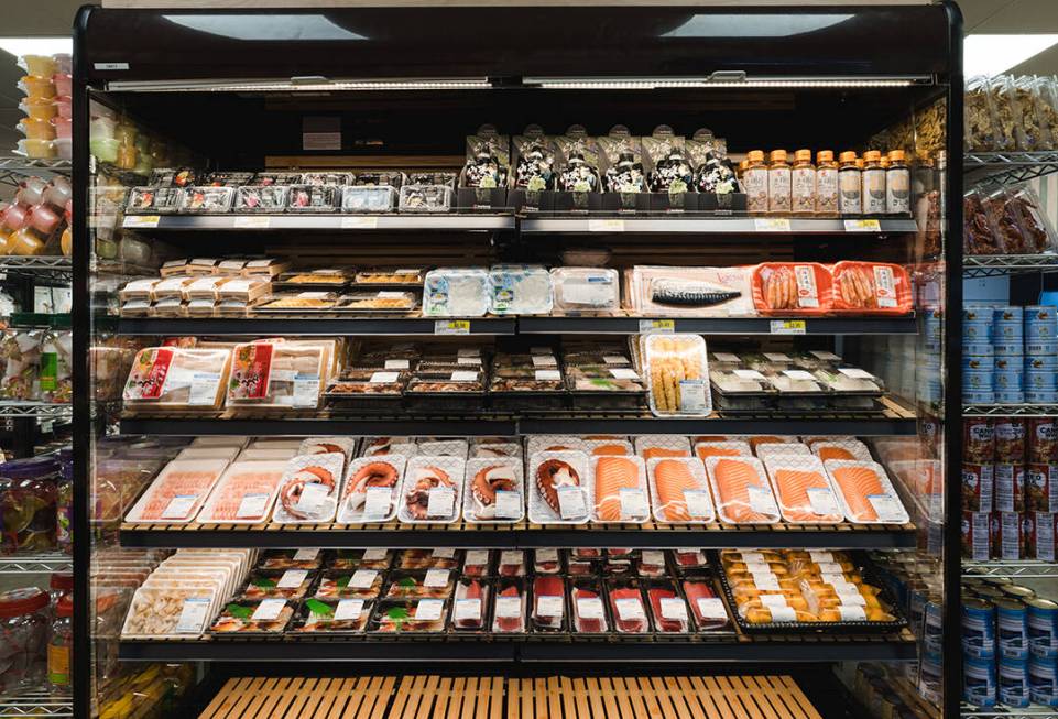 A look inside of a built out H Mart grocery store. (H Mart)