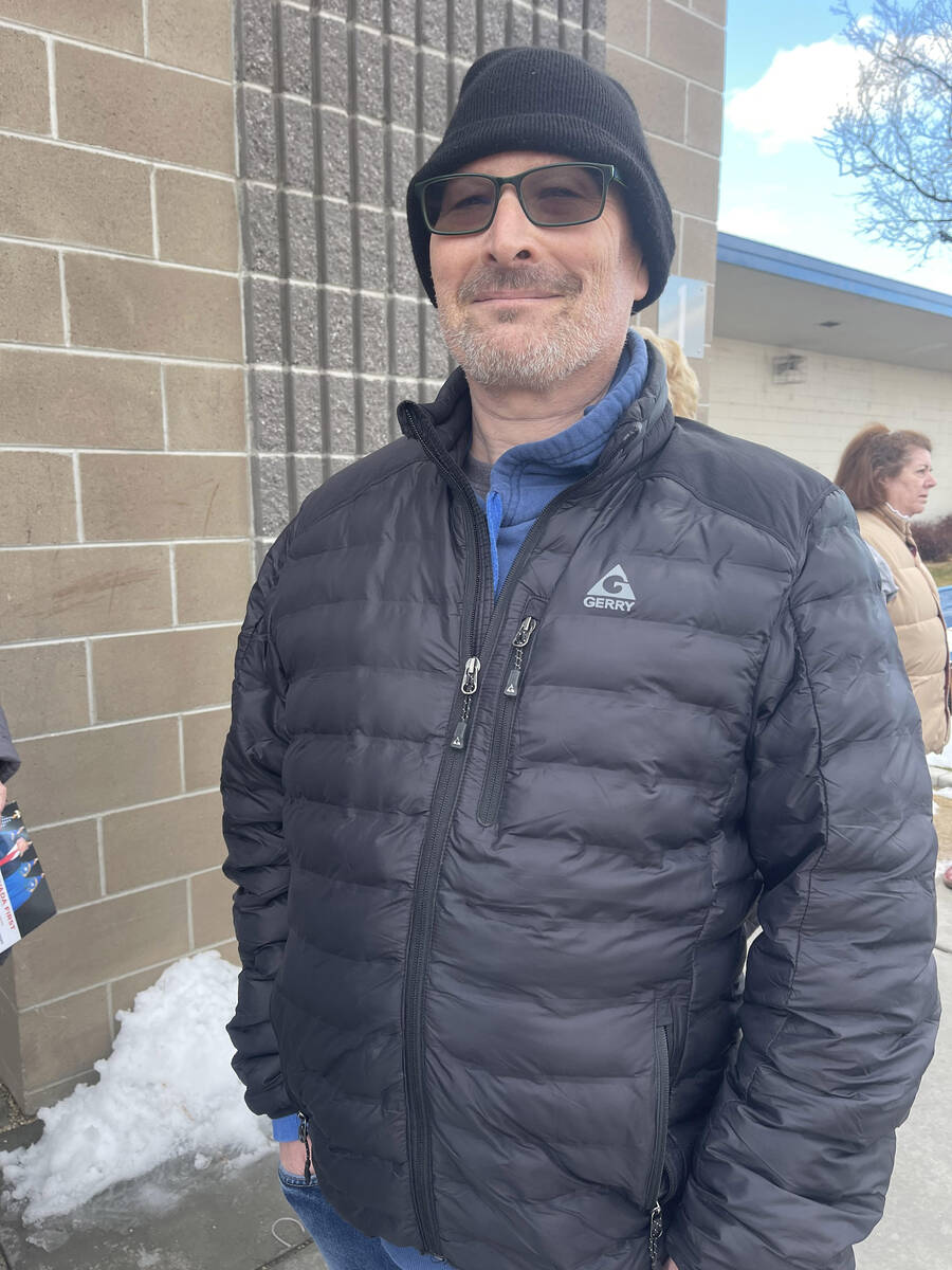 Marcus Penergrass had an easy time getting to his Reno caucus location because of the proximity ...