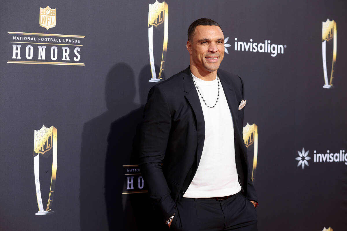 NFL legend Tony Gonzalez walks on the red carpet before the annual NFL Honors awards show at Re ...