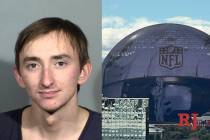 Maison Des Champs was arrested on Wednesday, Feb. 7, 2024, in Las Vegas. The Metropolitan Polic ...