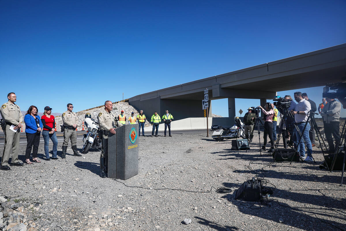 Metropolitan Police Department Lt. Daryl Rhoads addresses media in front of the safety transver ...