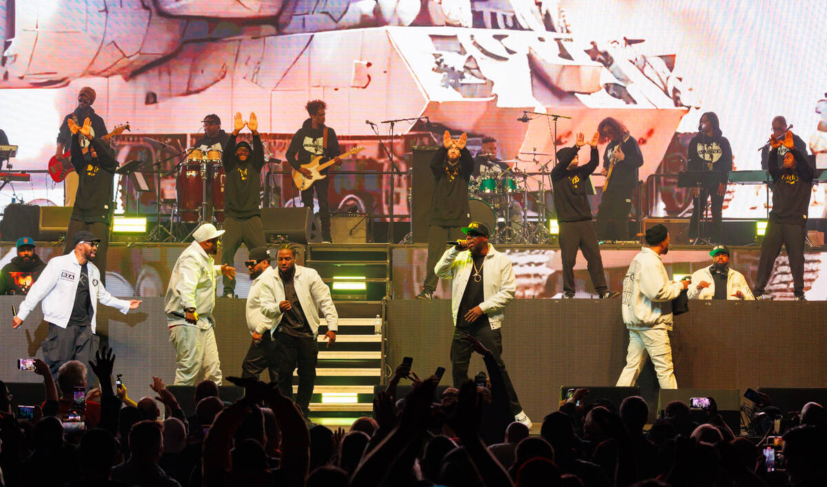 “Wu-Tang Clan: The Saga Continues ... The Las Vegas Residency” opened Friday in The Theater ...