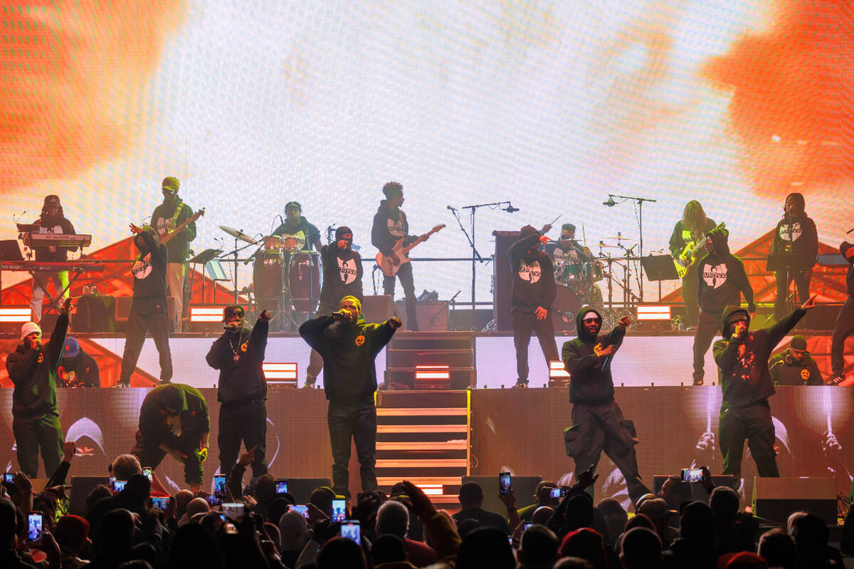 “Wu-Tang Clan: The Saga Continues ... The Las Vegas Residency” opened Friday in The Theater ...
