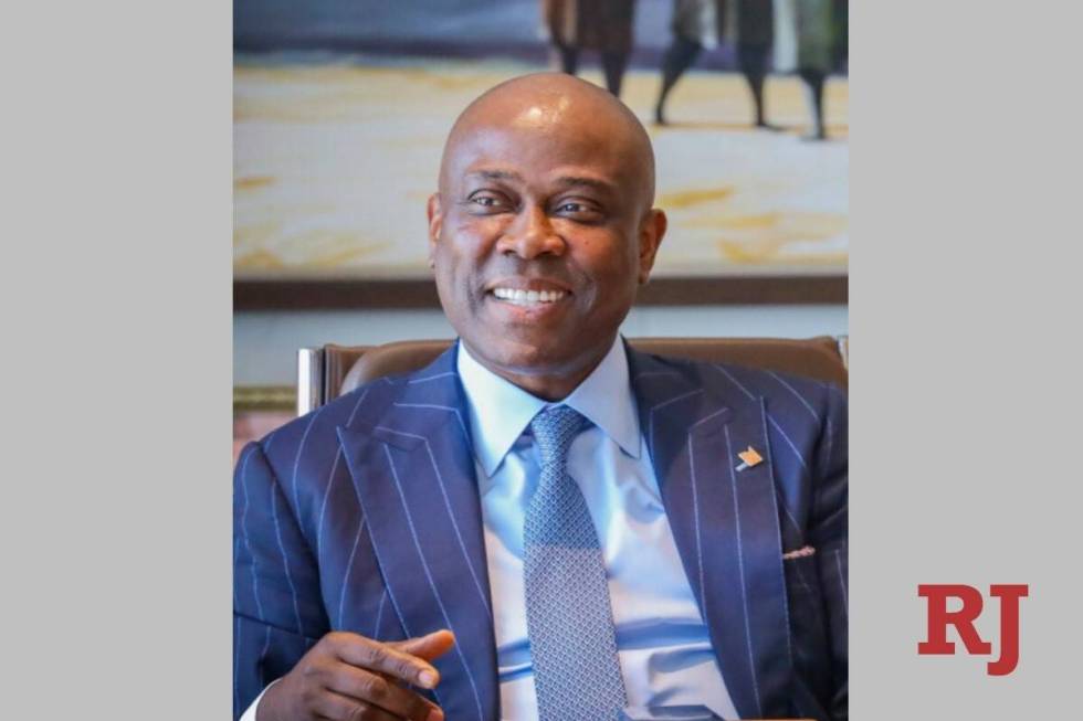 This undated photograph shows Herbert Wigwe, chief executive of Access Bank, Nigeria in his Lag ...