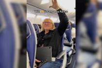 Donna Kelce catches Southwest Airlines flight out of Las Vegas. (Courtesy Southwest AIrlines)
