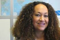 In this March 20, 2017, file photo, Rachel Dolezal poses for a photo at the bureau of The Assoc ...