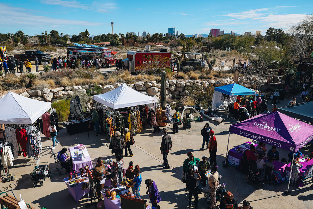 The Springs Preserve’s 15th annual Black History Month Festival is seen on Saturday, Feb ...