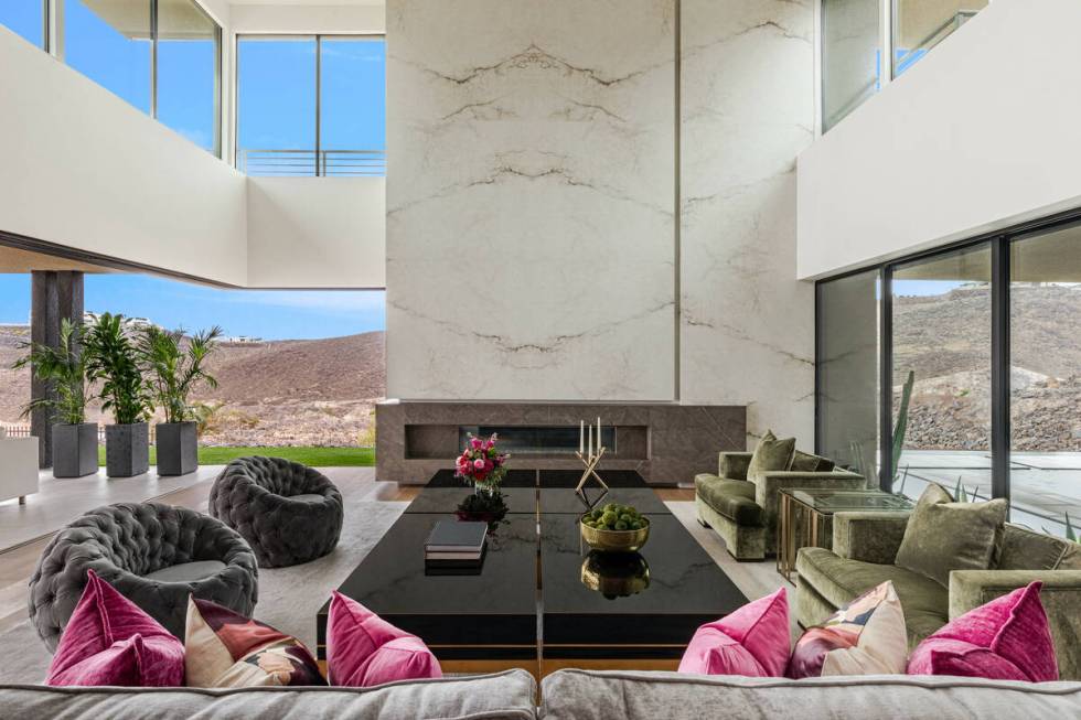 Shown is the Las Vegas luxury Airbnb offered as part of a Christina Aguilera VIP package for he ...