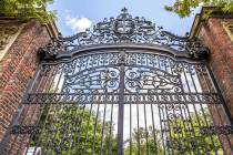 The historic gate of Harvard University in Cambridge, Massachusetts. (Marcos Souza/Dreamstime/TNS)