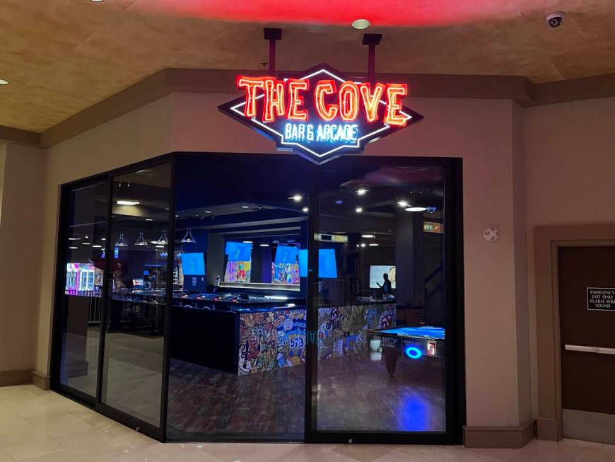 The Cove, a bar and arcade venue at Treasure Island, opened in February. (Treasure Island)
