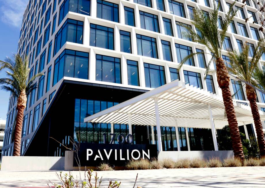1700 Pavilion, a ten-story office building, pictured in downtown Summerlin, on Tuesday, March 5 ...