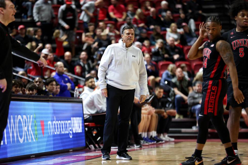 San Jose State Spartans head coach Tim Miles reacts after referees charged him with a technical ...