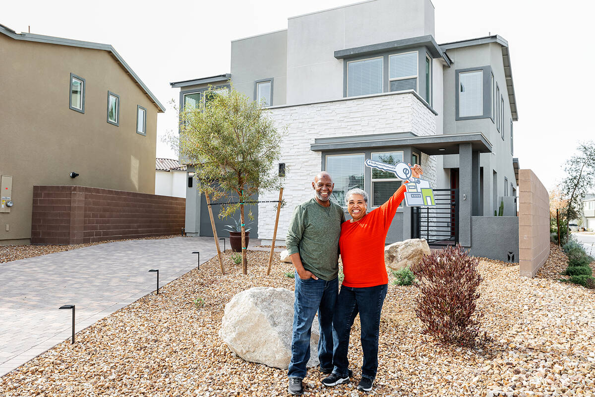 William and Iris Roche, who recently moved from California to Tri Pointe Homes' Azure Park comm ...