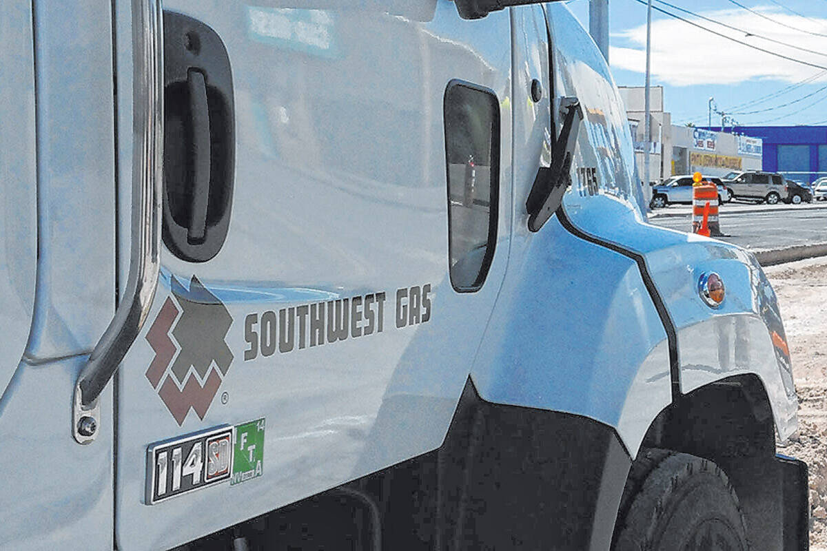 Southwest Gas is lowering its gas rates. (Las Vegas Review-Journal/File)