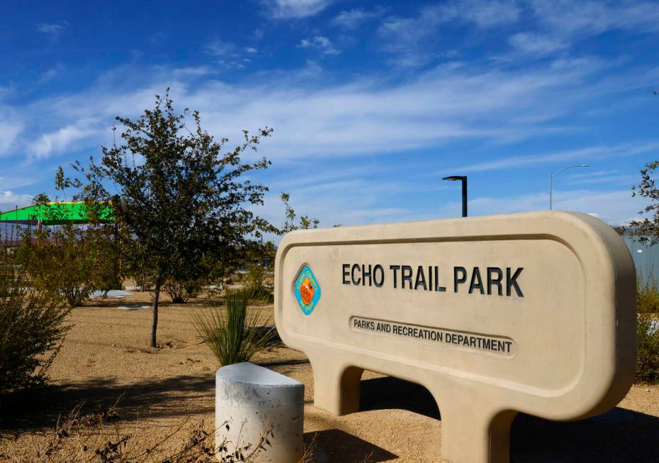 Echo Trail Park pictured, on Tuesday, March 5, 2024, in Las Vegas. County commissioners approve ...