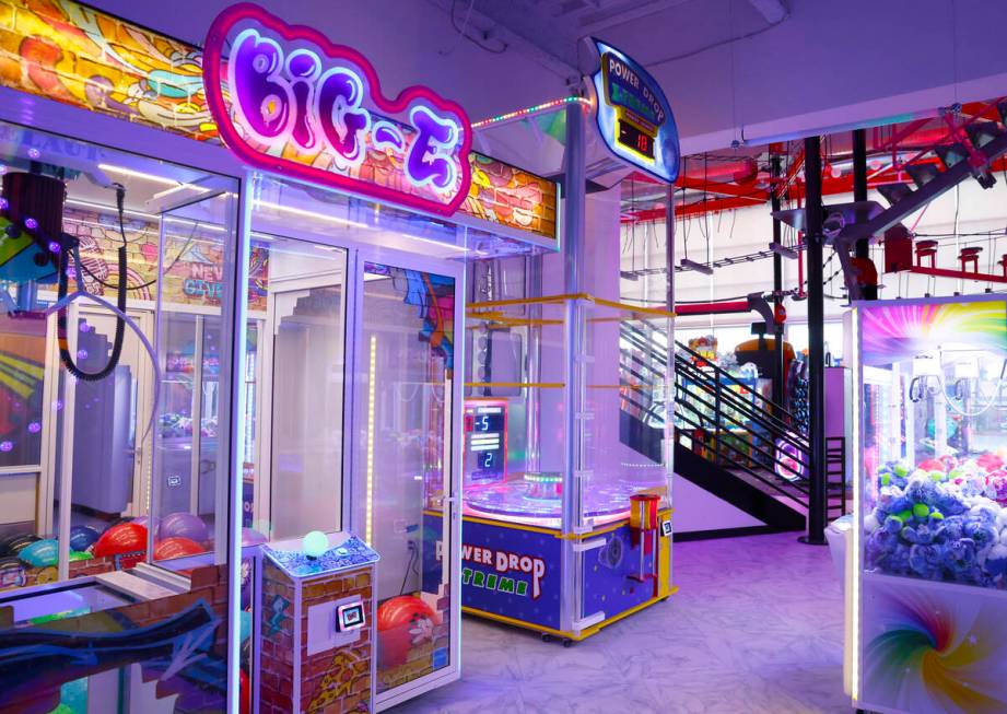 Games, including power drop, pictured at Spy Ninja HQ, the World's First YouTuber Theme Park, o ...