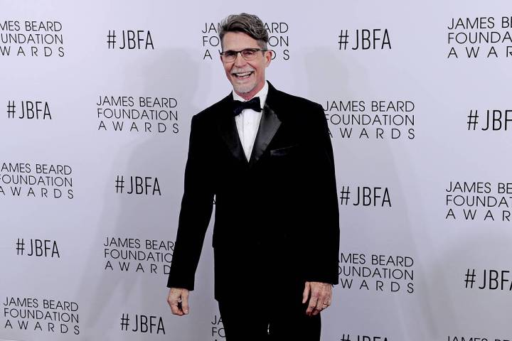 Rick Bayless, from Frontera Grill and Topolobompo in Chicago, poses on the red carpet before th ...