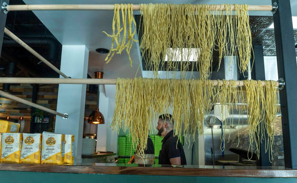 Fresh pasta is made by hand every day and served at Esther's Kitchen as it prepares to reopen i ...