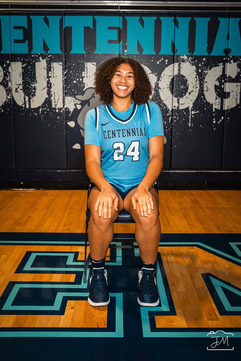 Centennial's Nation Williams is a member of the Nevada Preps All-Southern Nevada girls basketba ...