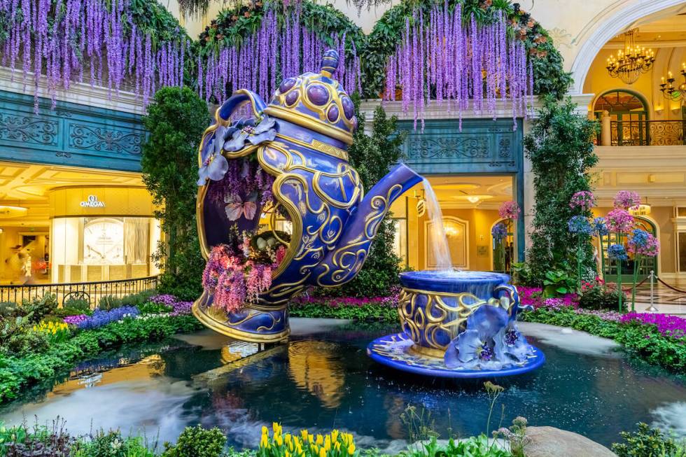 Bellagio Conservatory & Botanical Gardens "Teas and Tulips" display. (Courtesy MGM Resorts Inte ...