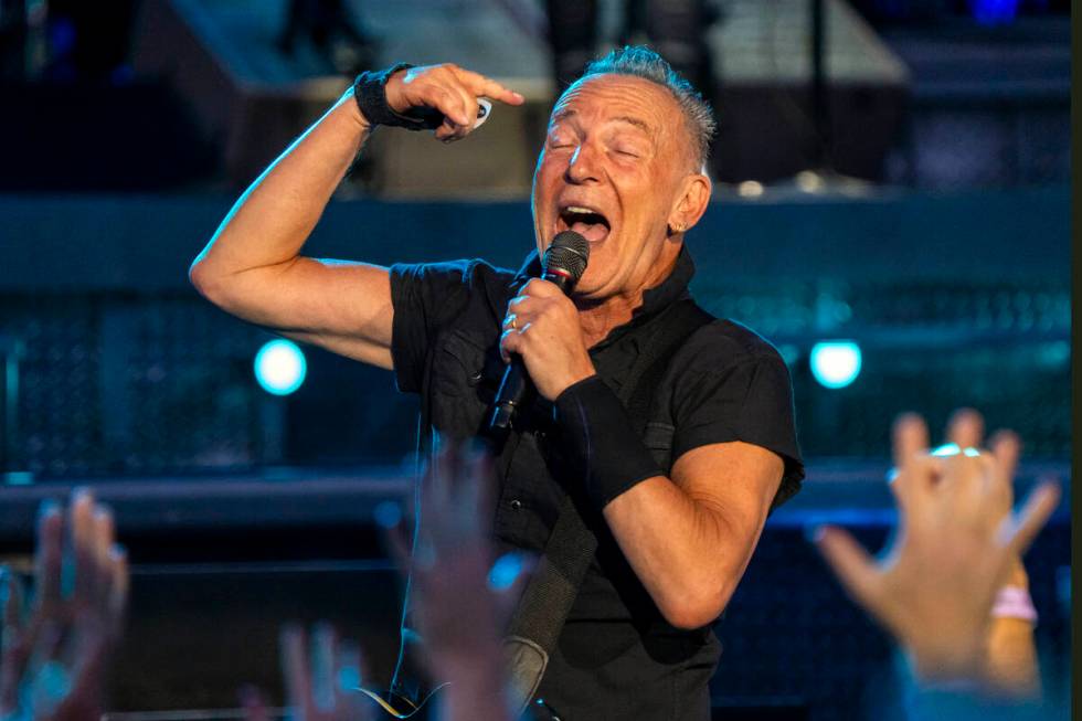 Bruce Springsteen and the E Street Band perform on Wednesday, Aug. 9, 2023, at Wrigley Field in ...