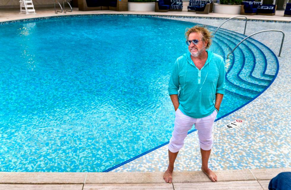 Rock star Sammy Hagar is opening "Sammy's Island" at the Palms pool this summer on We ...