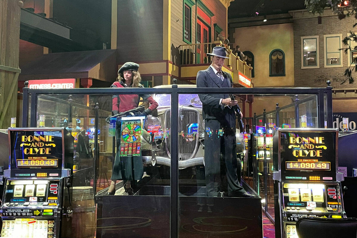 "Bonnie and Clyde Death Car" on display inside Buffalo Bill's Resort & Casino on Friday, March ...