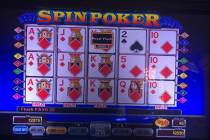 A video poker player won a $120,750 jackpot playing Spin Poker on Friday, March 15, 2024, at Ca ...