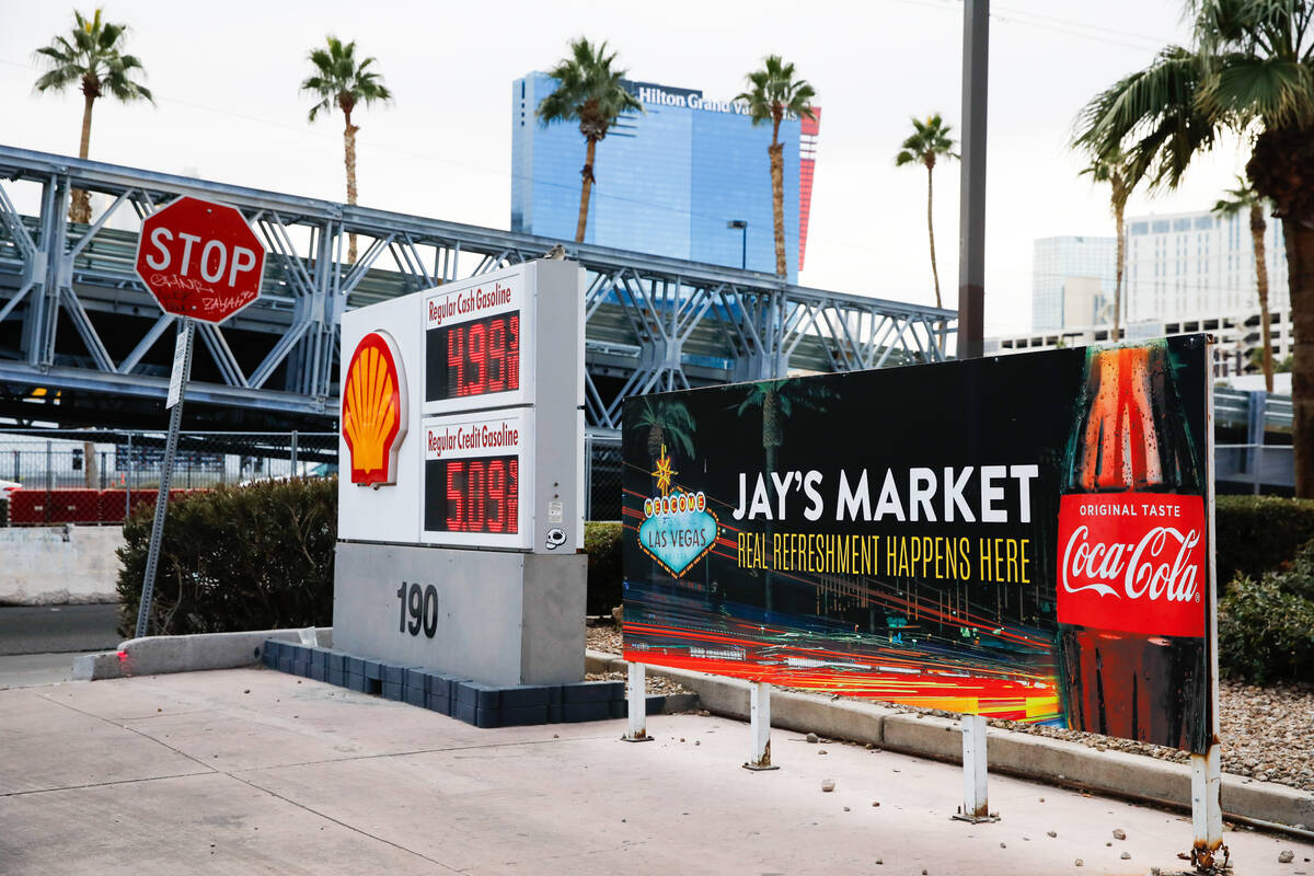 Jay’s Market, a small business near the intersection of Flamingo Road and Koval Lane, is show ...