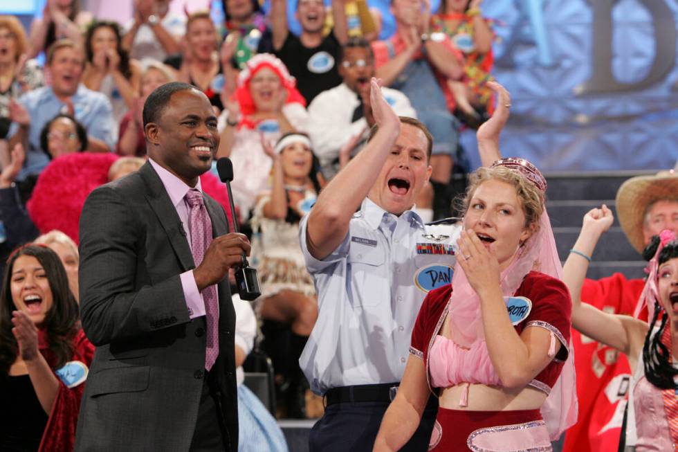 Host Wayne Brady chats with audience members during a taping of "Let's Make a Deal" on Sept. 15 ...