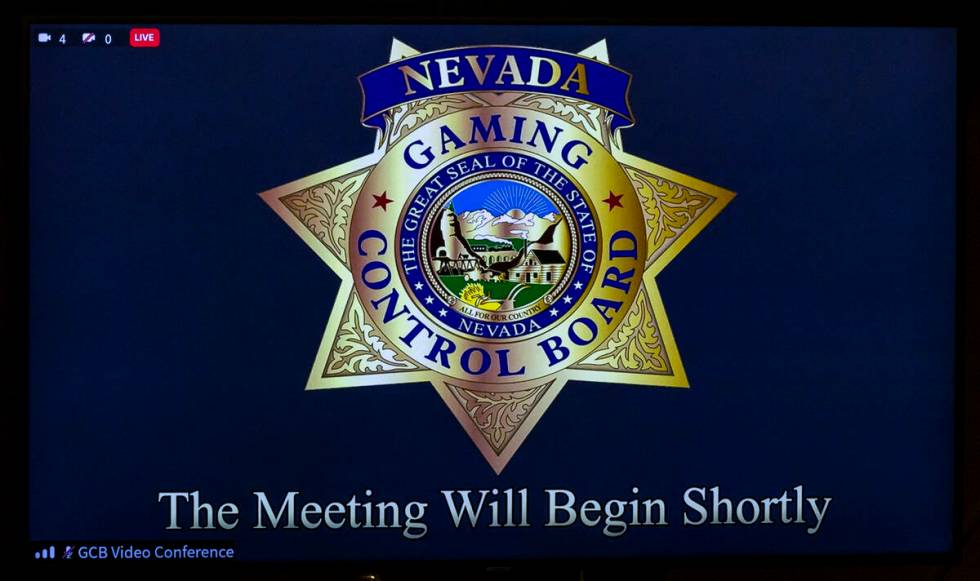 The Nevada Gaming Commission meeting will begin shortly on Thursday, March 21, 2024, in Las Veg ...