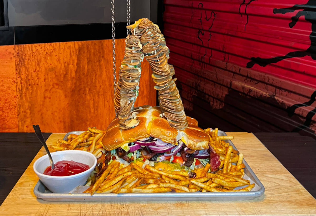 The multi-pound Feast at the Beast Food Challenge from The Beast at Area15 in Las Vegas. (Area15)