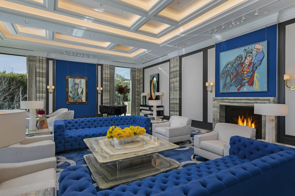 Another room in Steve Wynn's Beverly Hills mansion. (Jim Bartsch/Courtesy of Hilton & Hyland)