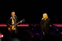 Neil Giraldo and Pat Benatar are shown at the reopening of Pearl Concert Theater at the Palms o ...