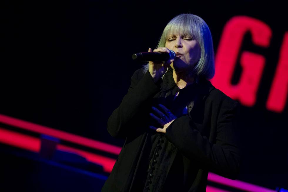 Pat Benatar is shown at the reopening of Pearl Concert Theater at the Palms on Saturday, Sept. ...