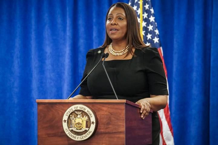 New York Attorney General Letitia James. (AP Photo/Bebeto Matthews)