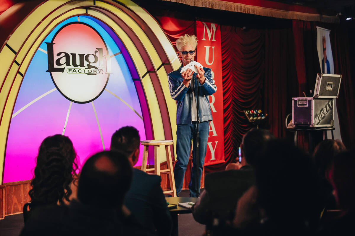 Murray Sawchuck performs his last headlining show inside of the Laugh Factory at the Tropicana ...