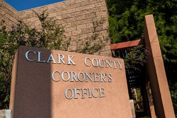 Clark County coroner’s office (Las Vegas Review-Journal/File)