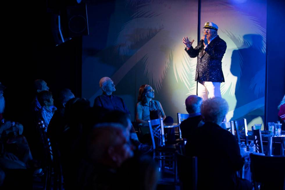 Kevin Sucher of The Docksiders performs during a show at the Rio hotel-casino in Las Vegas, Sat ...