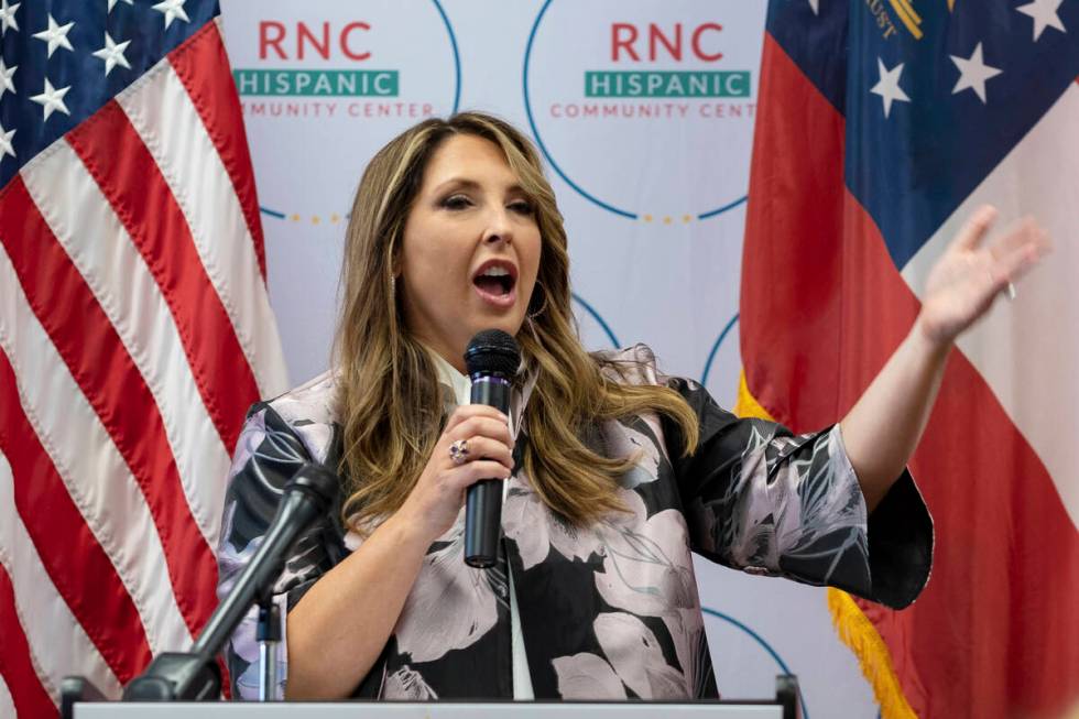 Former Republican National Committee Chair Ronna McDaniel. (AP Photo/Ben Gray, File)