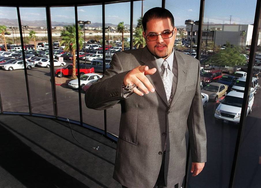 Josh “Chop” Towbin stands in his office at Towbin Dodge in Henderson on Sept. 27, 2002. (Jo ...