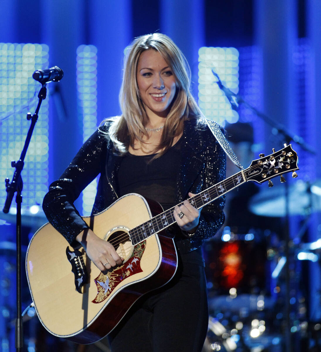 In this Dec. 11, 2010 file photo, singer Colbie Caillat performs at the Nobel Peace concert in ...